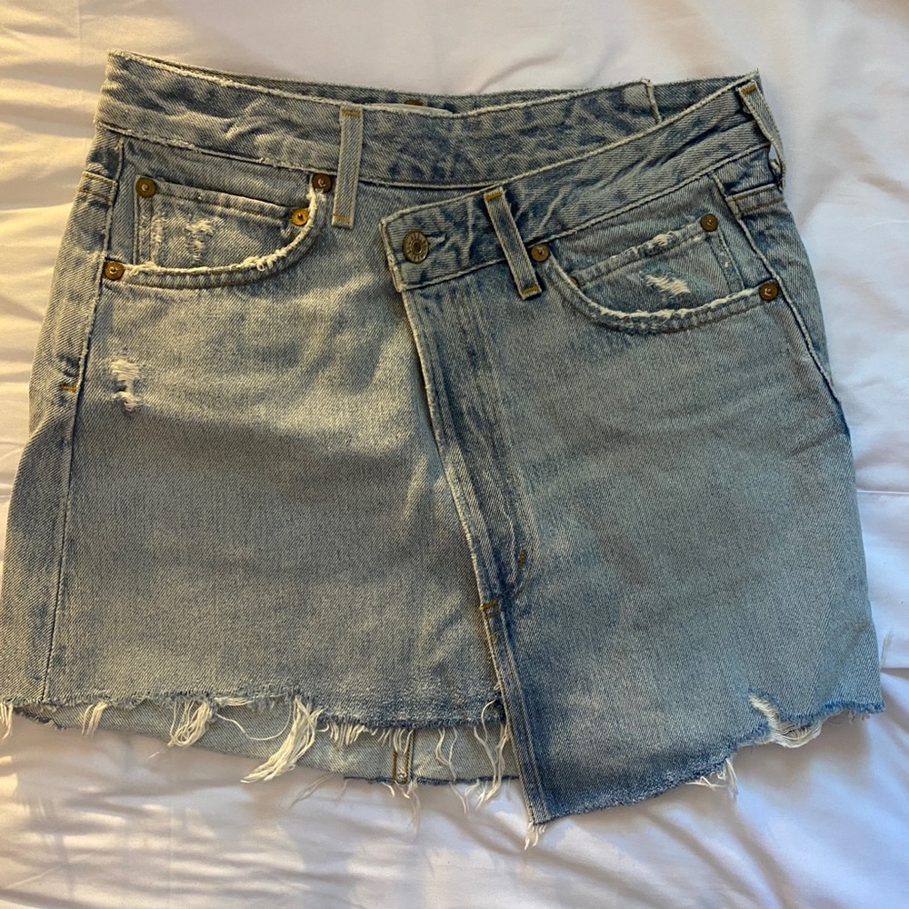 AGOLDE CROSS SKIRT